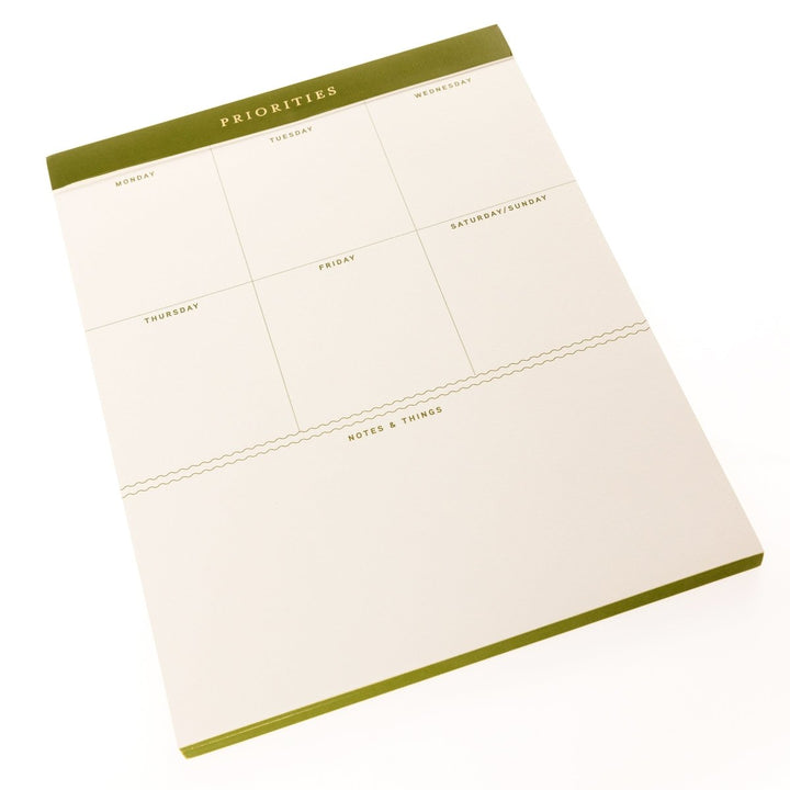 Olive Green Legal Pad - Graphique de France