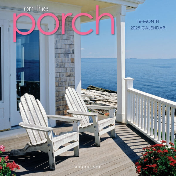 On the Porch 12 x 12 Wall Calendar - Graphique de France