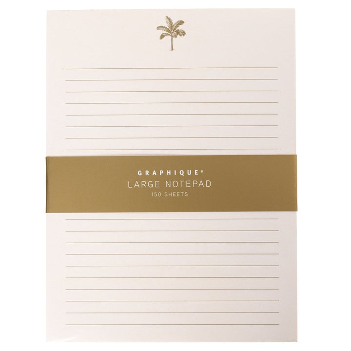 Palm Tree Large Notepad - Graphique de France