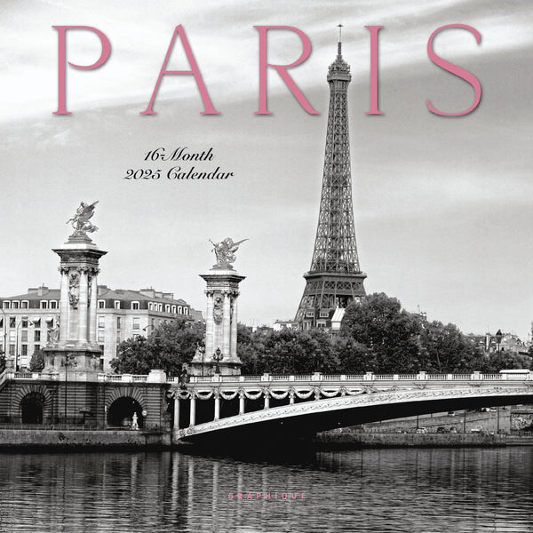 Paris 7 x 7 Mini Calendar - Graphique de France