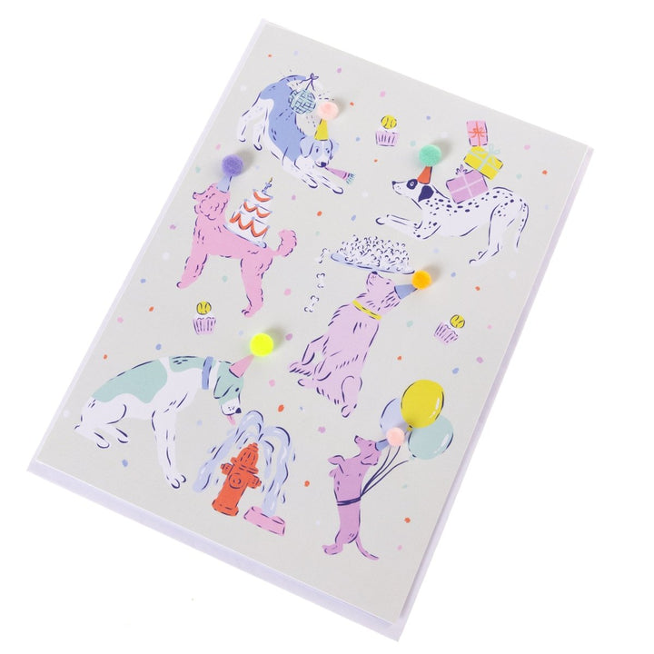 Party Dogs Handmade Card - Graphique de France