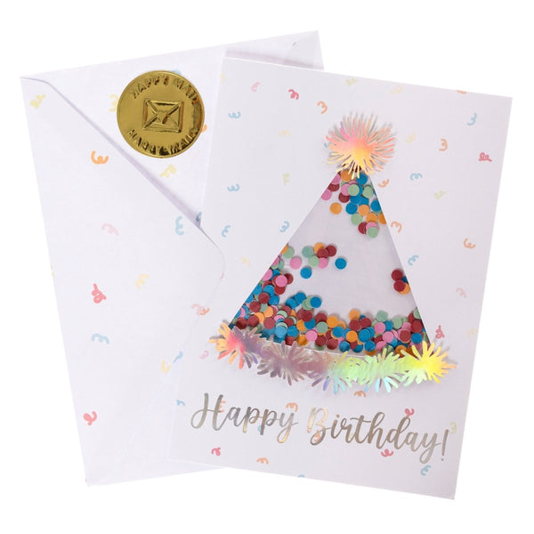 Party Hat Handmade Card - Graphique de France