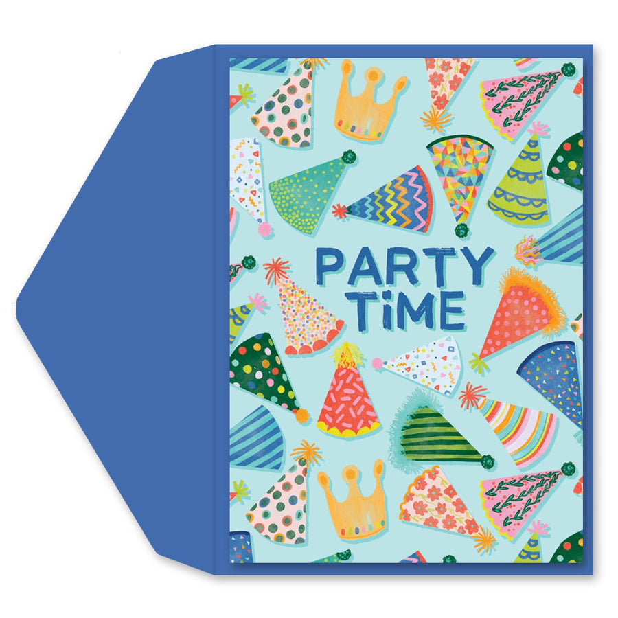 Timezone Party Card Party Time Birthday Card | 1 ct | Blue | Includes Envelope – Graphique ...