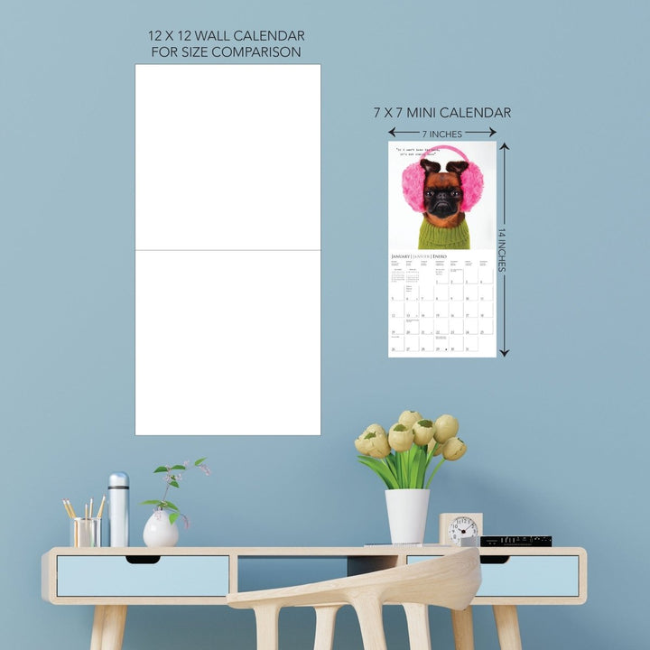 Pawparazzi 7 x 7 Mini Calendar - Graphique de France