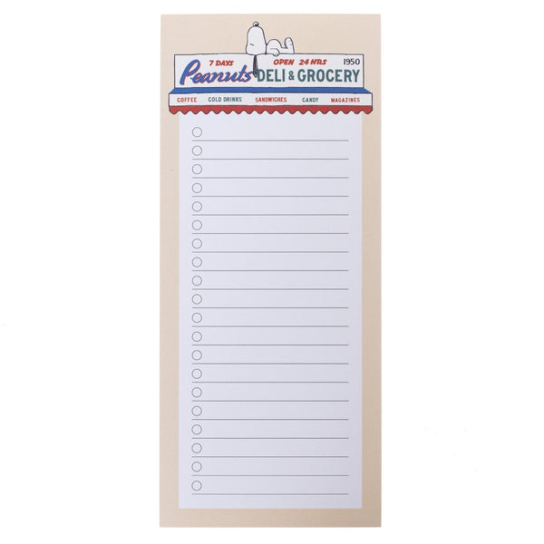 Peanuts Deli Notepad - Graphique de France