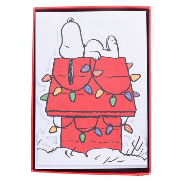 Peanuts Diecut Large Classic Holiday Boxed Card - Graphique de France