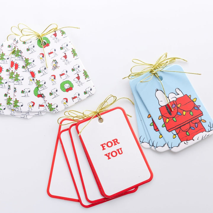 Peanuts Holiday Gift Bag & Tag Set - Graphique de France