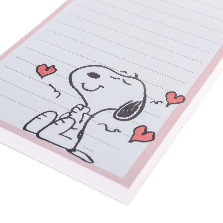 Peanuts Snoopy Hearts Magnetic Notepad - Graphique de France