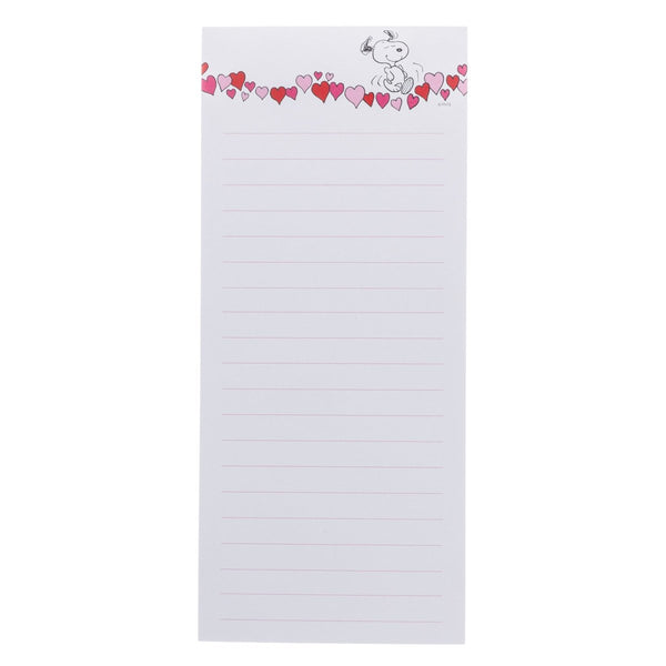 Peanuts Snoopy Hearts Magnetic Notepad - Graphique de France