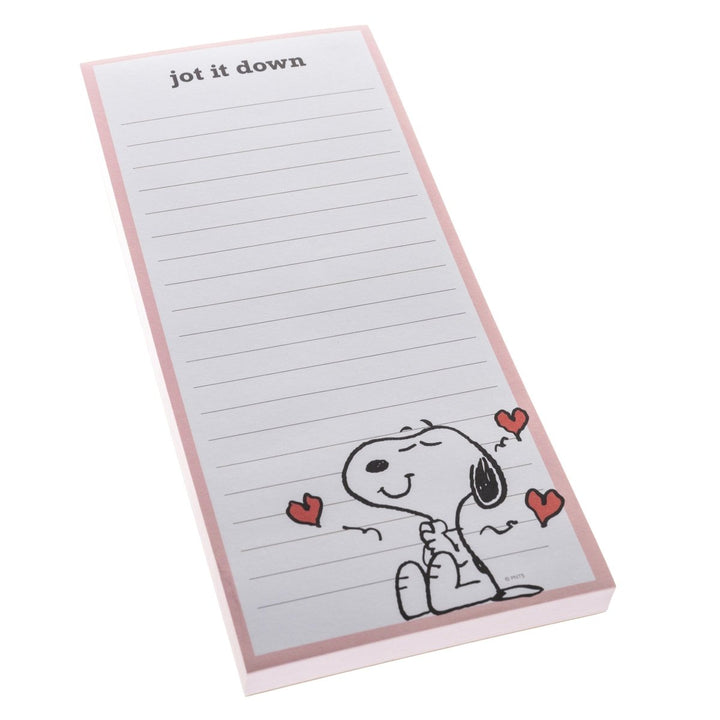 Peanuts Snoopy Hearts Magnetic Notepad - Graphique de France