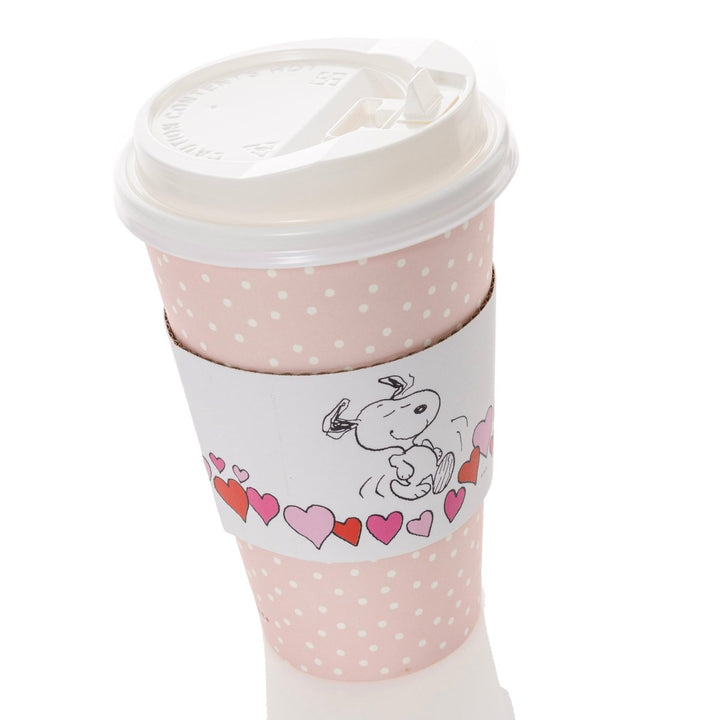 Peanuts Snoopy Hearts Set of 12 To Go Cups - Graphique de France