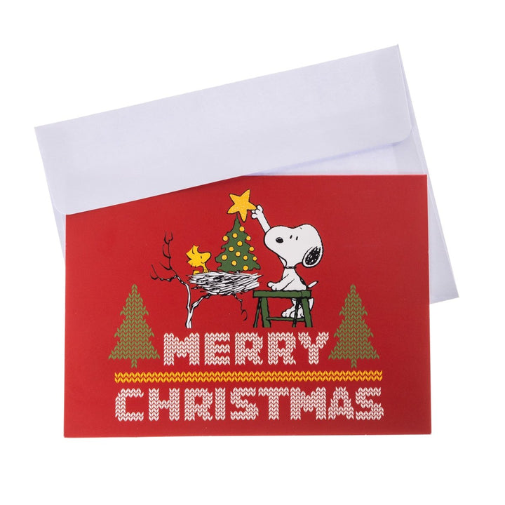 Peanuts Stitched Holiday Flip Top Boxed Card - Graphique de France