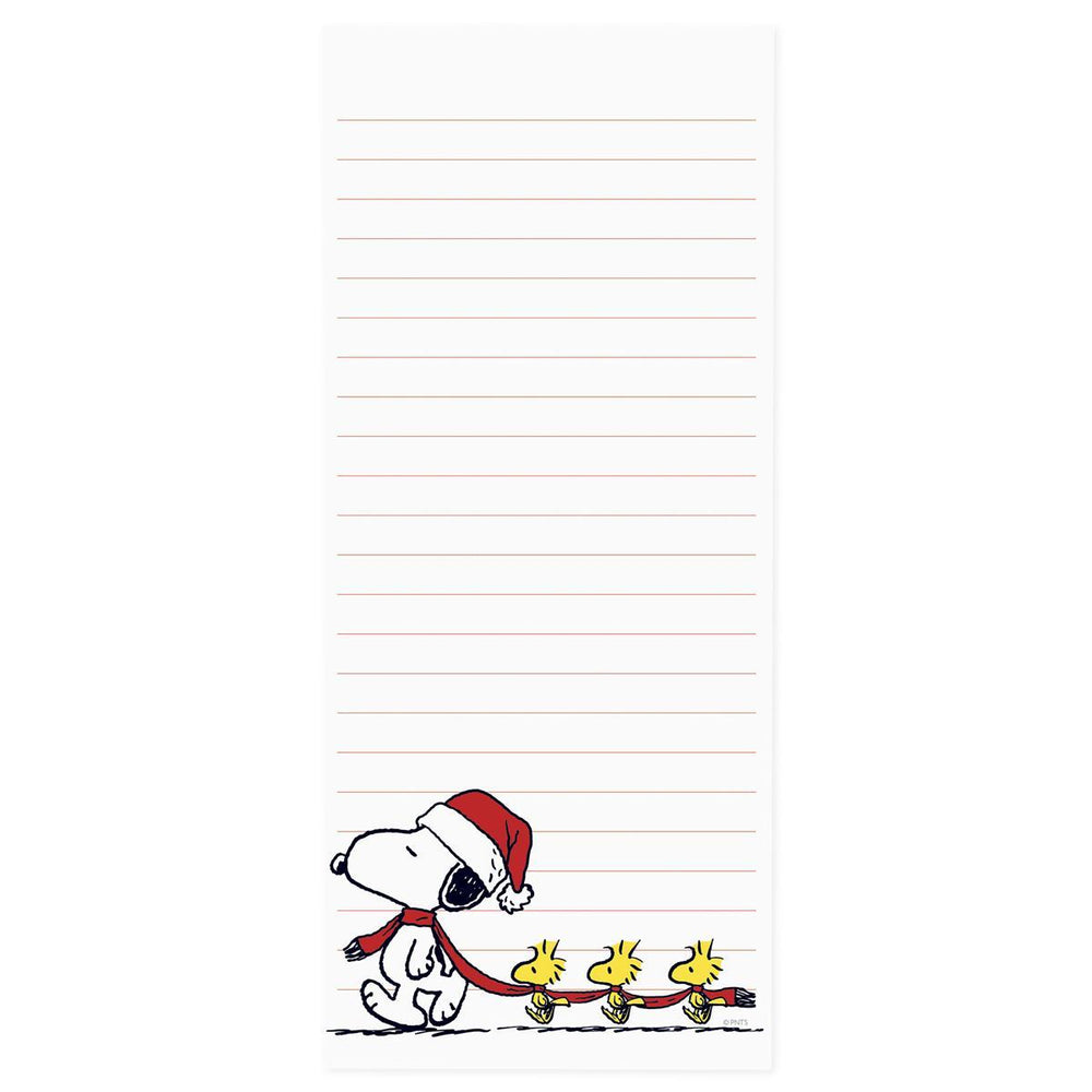 Peanuts Train Holiday Magnetic Notepad | White | 100 Sheets – Graphique ...