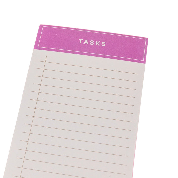 Pink Grid Magnetic Notepad - Graphique de France