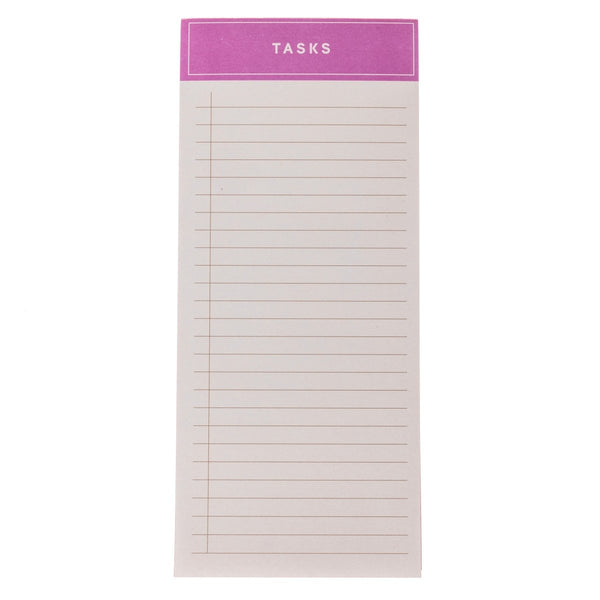 Pink Grid Magnetic Notepad - Graphique de France