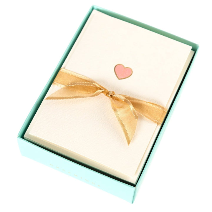 Pink Heart La Petite Presse Boxed Card - Graphique de France