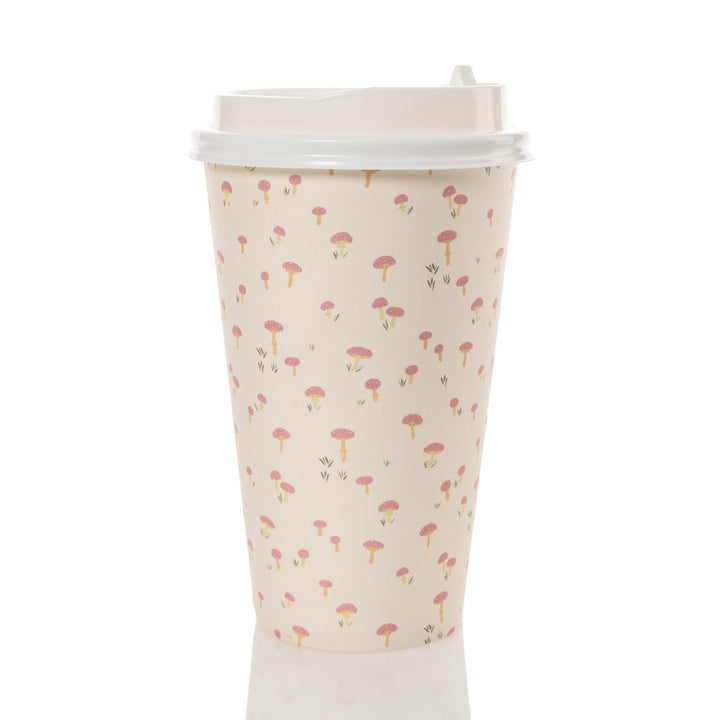 Pink Mushrooms Set of 12 To Go Cups - Graphique de France