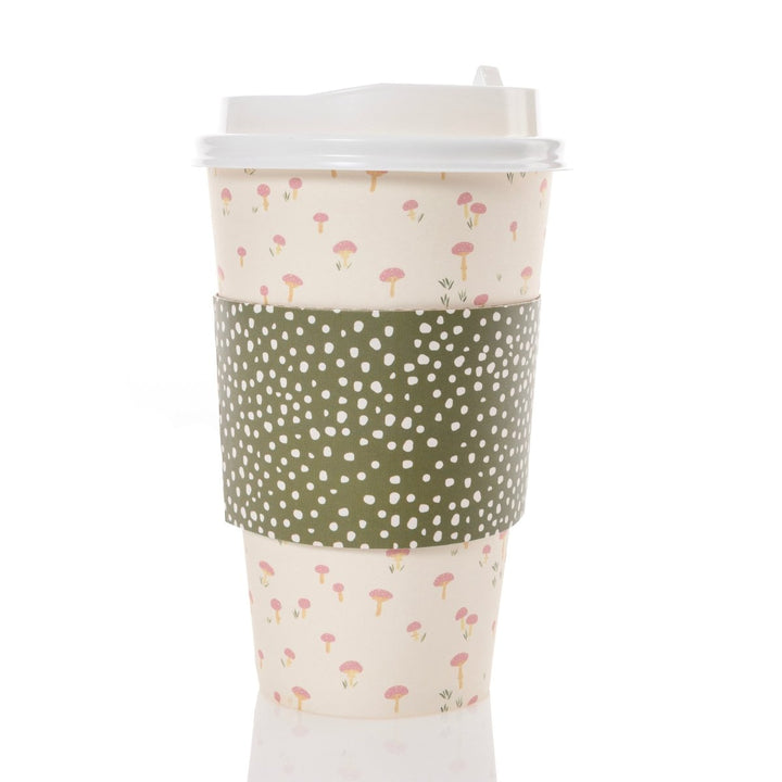 Pink Mushrooms Set of 12 To Go Cups - Graphique de France