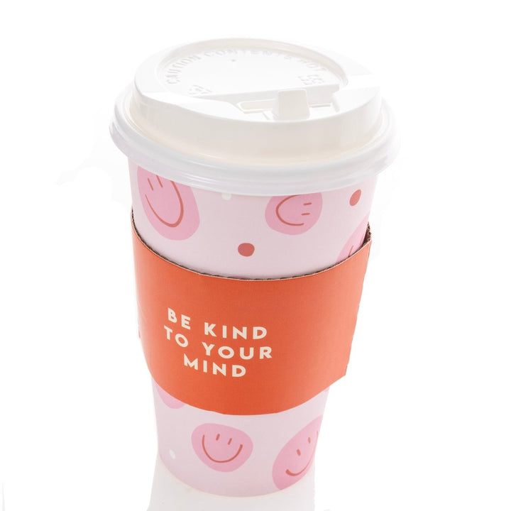 Pink Smiley Faces Set of 12 To Go Cups - Graphique de France