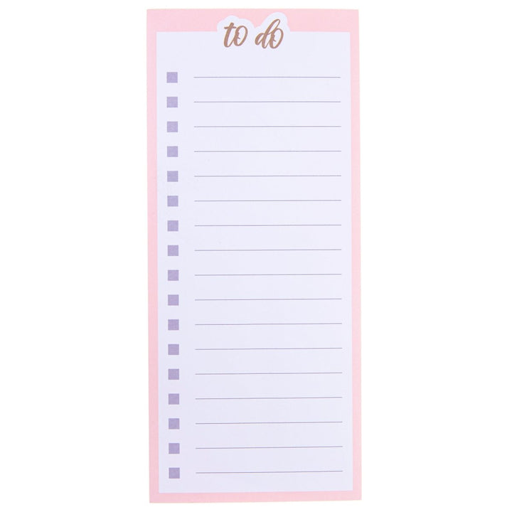 Pink To Do Magnetic Notepad - Graphique de France