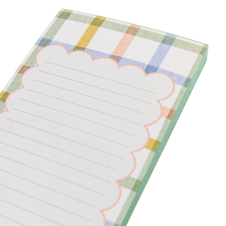 Plaid Magnetic Notepad - Graphique de France