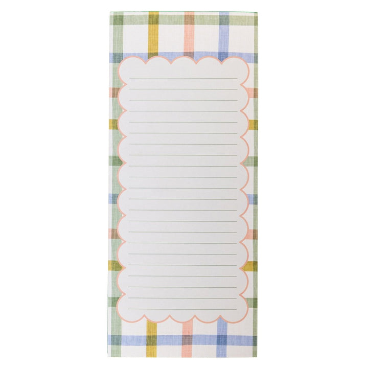 Plaid Magnetic Notepad - Graphique de France