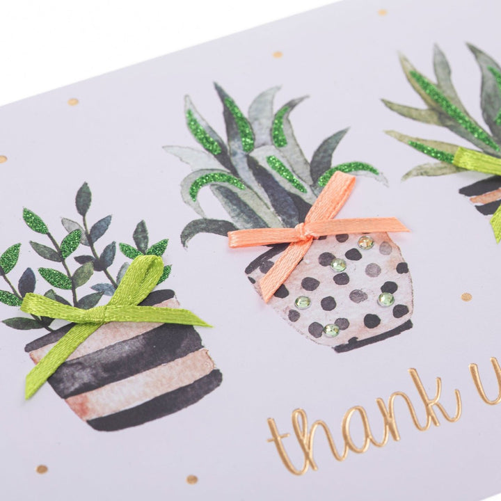 Plants Thank You Thank You Handmade Card - Graphique de France