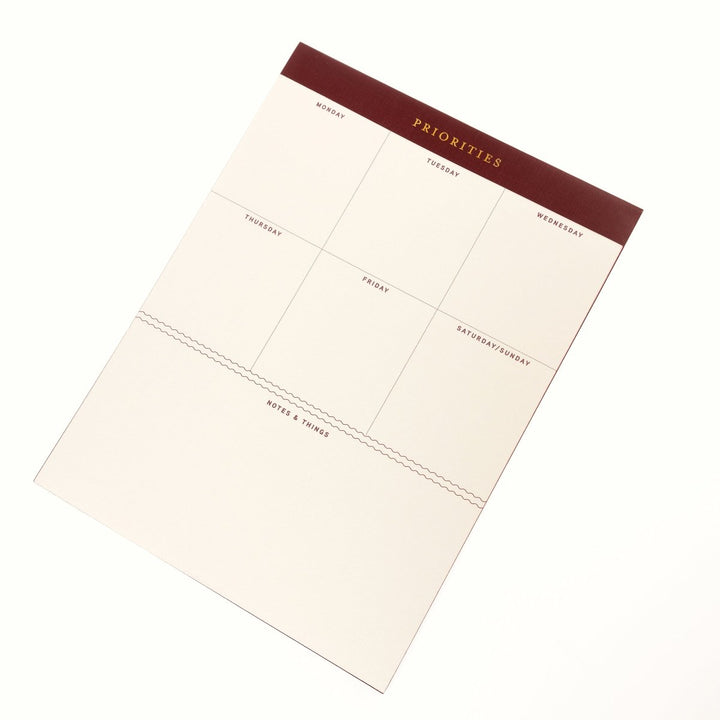 Plum Red Legal Pad - Graphique de France