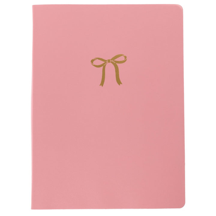 Pretty Bow 6 x 8 Vegan Leather Journal - Graphique de France