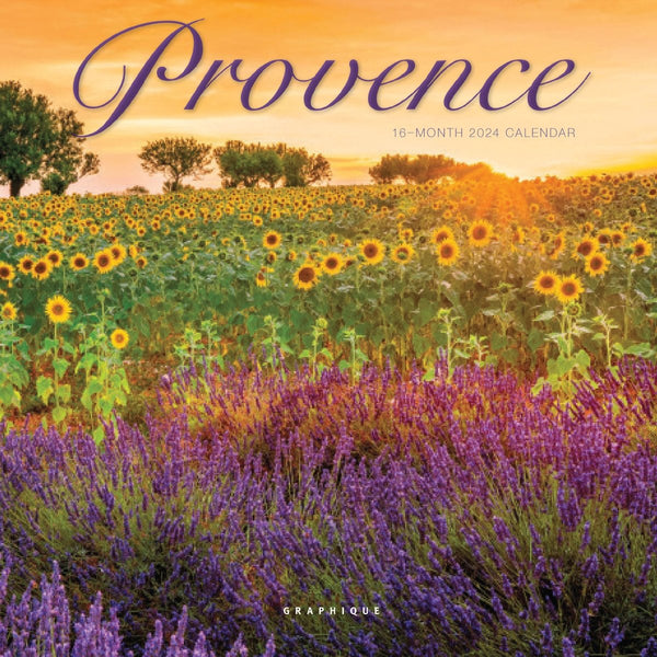 Provence 7 x 7 Mini Calendar - Graphique de France