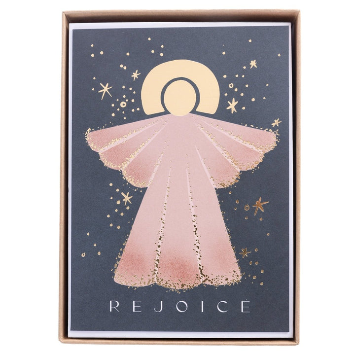 Rejoice Angel Large Classic Holiday Boxed Card - Graphique de France