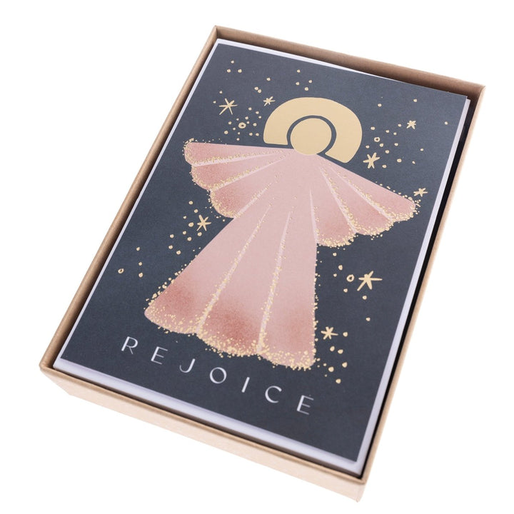 Rejoice Angel Large Classic Holiday Boxed Card - Graphique de France