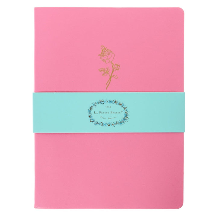 Rose 6 x 8 Vegan Leather Journal - Graphique de France