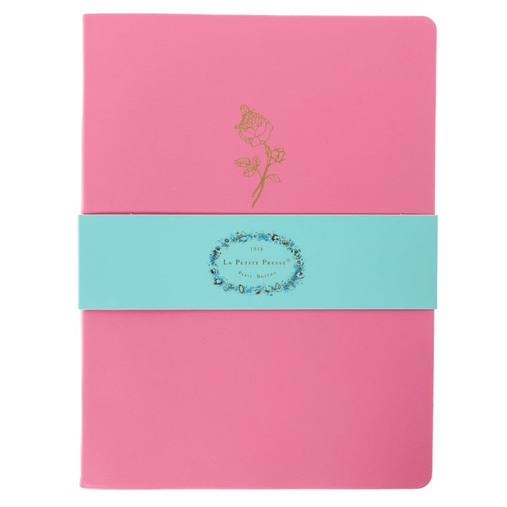 Rose 6 x 8 Vegan Leather Journal - Graphique de France