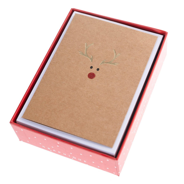 Rudolph Petite Boxed Cards - Graphique de France