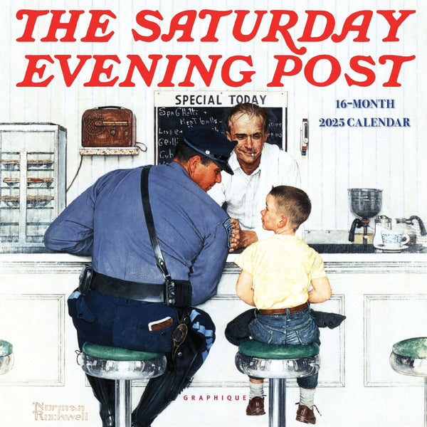 Saturday Evening Post 7 x 7 Mini Calendar - Graphique de France