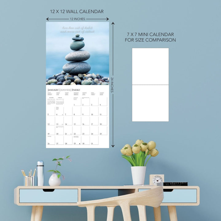 Serenity 12 x 12 Wall Calendar - Graphique de France