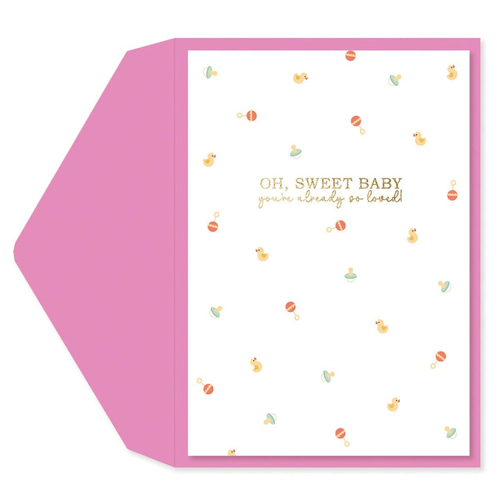 Simple Baby Icons Baby Card - Graphique de France