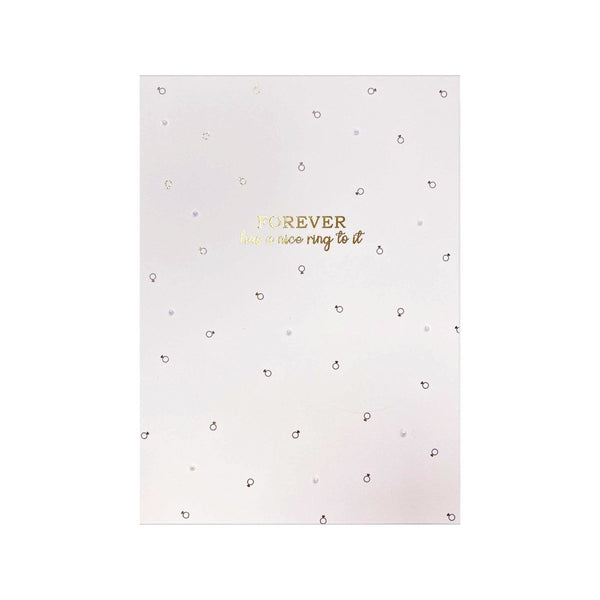 Simple Engagement Handmade Card - Graphique de France