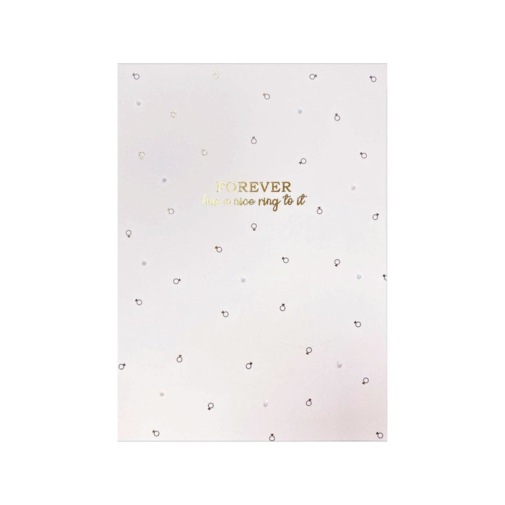 Simple Engagement Handmade Card - Graphique de France