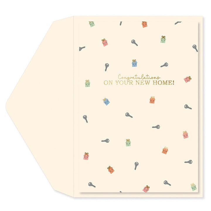 Simple Home Icons Greeting Card - Graphique de France