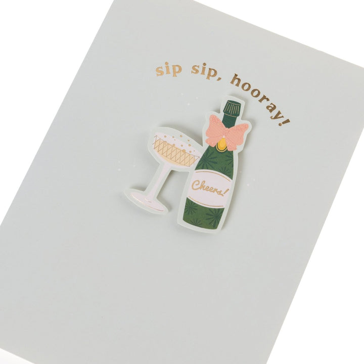 Sip Sip Hooray Handmade Card - Graphique de France