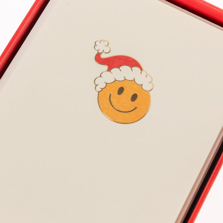 Smiley Santa Hat La Petite Presse Noel Boxed Cards - Graphique de France