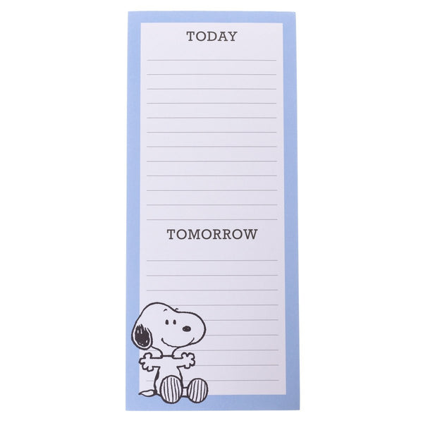 Snoopy Happy Blue Notepad - Graphique de France