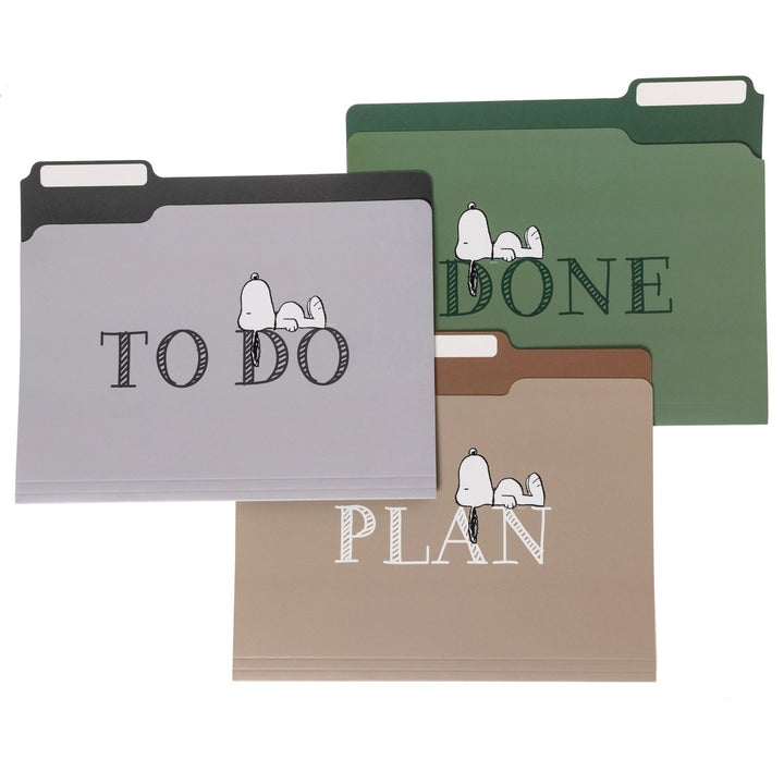 Snoopy Laying Down Fashion File Folder Set - Graphique de France