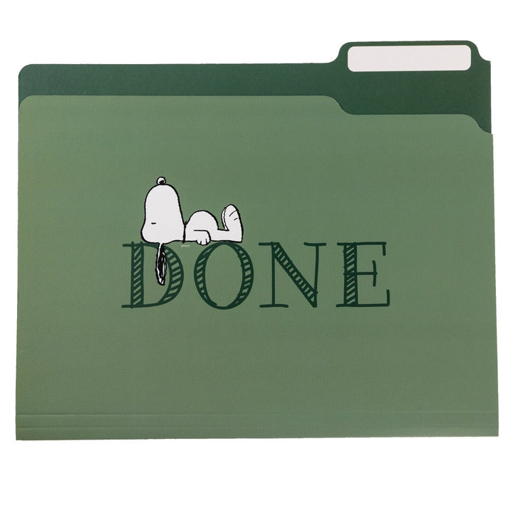 Snoopy Laying Down Fashion File Folder Set - Graphique de France