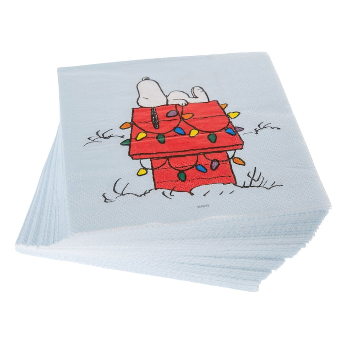 Snoopy on House Holiday Cocktail Napkins - Graphique de France