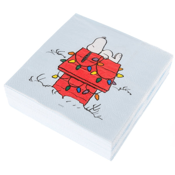 Snoopy on House Holiday Cocktail Napkins - Graphique de France