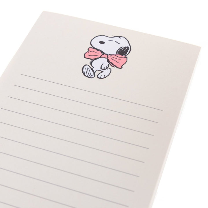 Snoopy Pink Bowtie Magnetic Notepad - Graphique de France