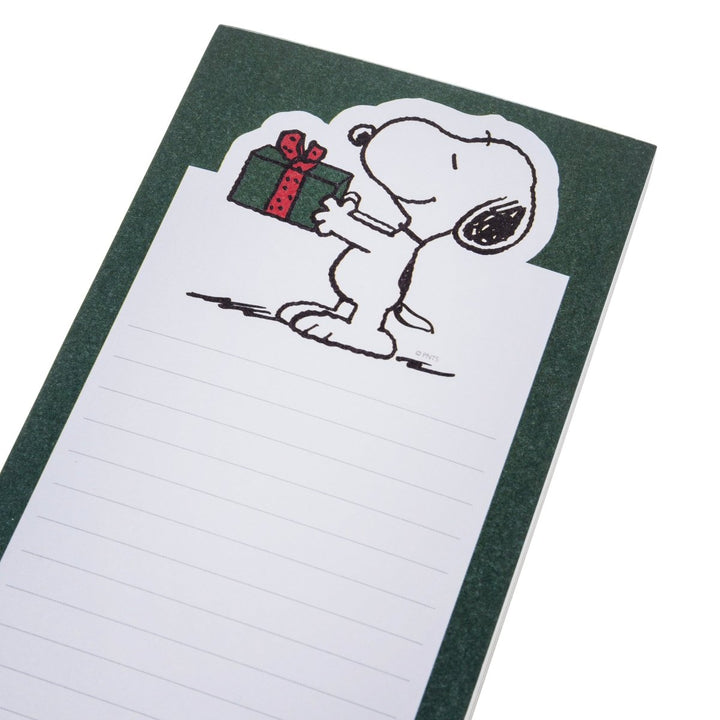 Snoopy with Present Holiday Magnetic Notepad - Graphique de France